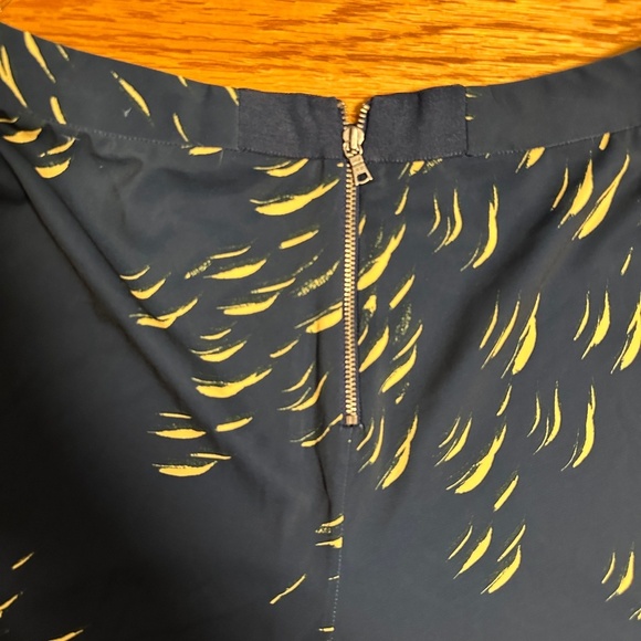 *ALICE + OLIVIA* Blue x Yellow Pattern Flowy Pants Size 4 - Picture 5 of 8